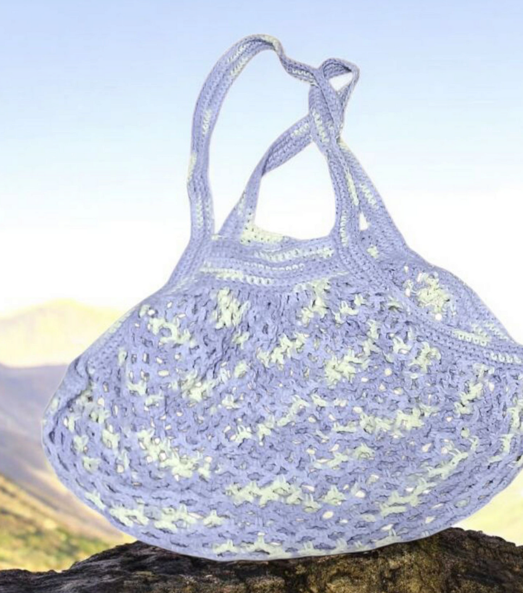 Crochet Market Bag - Lavender