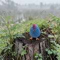 Crochet Blue Chicken Amigurumi